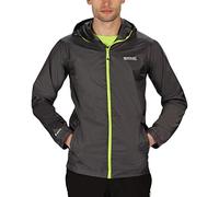Regatta Pack-It III - Chaqueta Técnica Ligera, Impermeable Y Transpirable, con Capucha Plegable Y Costuras Selladas Jackets Waterproof Shell, Hombre, Magnet, S