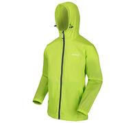 Regatta Pack-It III - Chaqueta Técnica Ligera, Impermeable Y Transpirable, con Capucha Plegable Y Costuras Selladas Jackets Waterproof Shell, Hombre, Electric Lime, XS