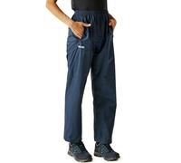Regatta Pack It - Sobrepantalón impermeable para mujer, azul midnight, Talla X-Large (46 EU)