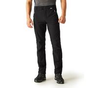 Regatta Highton Pantalón Isoflex Tejido elástico Activo y Impermeable Trousers, Hombre, Black, 34"