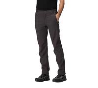 Regatta Pantalón de senderismo Geo II Softshell para hombre, impermeable, cortavientos y con múltiples bolsillos, perfecto para actividades al aire libre, caminatas, senderismo y acampada