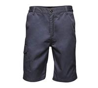 Regatta Pantalones Cortos Profesionales Pro Cargo Resistentes repelentes al Agua para Hombre, Azul, 36W