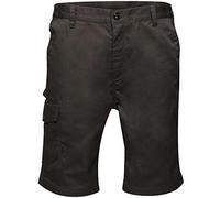 Regatta Pantalones Cortos Profesionales Pro Cargo Resistentes repelentes al Agua para Hombre, Negro, 34W