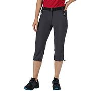 Regatta Pantalones Pirata Xert de Tejido Ligero, elástico, Repelente al Agua y de Secado rápido, con Bolsillos con Cremallera