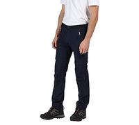 Regatta Pantalones Xert III de Tejido elástico, Ligero, Repelente al Agua, de Secado rápido, Perneras Desmontables con Cremallera y Bolsillos con Cremallera