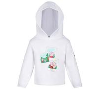 Regatta Peppa Hoody, Forro Polar Peppa Pig con Capucha, Blanco, 6 Meses