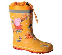 Regatta PeppaSplash Welly, Botas de goma Peppa Pig, con cordón ajustable, GlowlightFloral, 35 EU