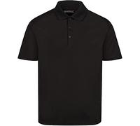 Regatta Professional Mens Pro Wicking Polo Short Sleeved T Shirt Camisa, Negro, XL para Hombre