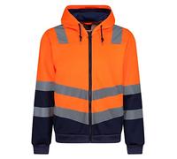 Regatta Professional Hi-Vis Pro - Sudadera con capucha y cremallera completa para hombre