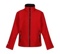 Regatta Professional Kids' Ablaze 2-Layer Softshell Chaqueta, Rojo clásico y Negro, 3-4 años para Niños