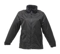 Regatta Professional Men's Hudson Fleece Lined Waterproof Insulated Jacket, De los hombres, Black, XL