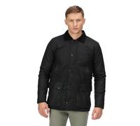 Regatta Professional Mens Pensford Lightweight Wax Jacket Black Chaqueta Encerada, Negro, S para Hombre