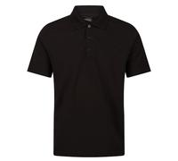 Regatta Professional Mens Pro 65/35 Short Sleeve Polo T Shirt Camisa, Negro, XXL para Hombre