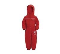 Regatta Puddle IV, Traje Impermeable, Unisex niños, Rojo (Pepper), 12 meses-18 Meses