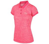 Regatta Remex II - Polo Clásico De Secado Rápido T-Shirts/Polos/Vests, Mujer, Neon Pink, 10