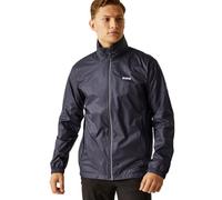 Regatta RMW283 7NV50 Chubasquero Lyle IV Impermeable Y Transpirable con Forro de Malla Oculta con Capucha Y Cubierta Activa Jackets Waterproof Shell, Hombre, Iron, S