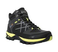 Regatta Samaris III - Botas de senderismo impermeables para hombre, tiro medio, para senderismo, Ash Lime Pnch, 44 EU
