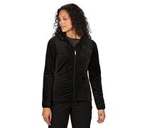 Regatta Siddington Chaqueta Softshell con Capucha y Paneles Laterales elásticos Fleece, Mujer, Black/Black, 8