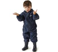 Regatta Splosh III Waterproof and Breathable Insulated Lightweight All-In-One, Traje Niños, Navy, Size 36-48