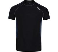 Regatta SS Rashguard Playera de Manga Corta, Cuello extendido y Secado rápido para Hombres con protección UV y poliéster Reciclado Apto para Surfear