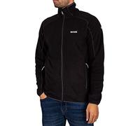 Regatta Men's Hadfield Full Zip Fleece Jacket Chaqueta de Forro Polar, Negro, 3XL para Hombre