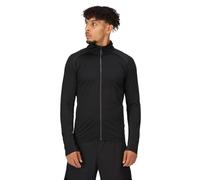 Regatta Professional Men's Stretch Full-Zip Midlayer Capa Intermedia elástica con Cremallera Completa, Negro, L para Hombre