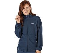 Regatta Terota - Forro Polar Acanalado con Capucha, Tejido Elástico Extol Y Cremallera Integral Fleece, Mujer, Dark Denim, 8