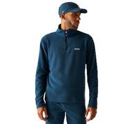 Regatta Thompson - Camiseta ligera de forro polar con media cremallera para hombre, antibolitas, capa intermedia