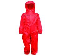 Regatta Traje de lluvia para niños, color rojo clásico, talla 6-12