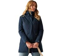 Regatta Valenta - Chaqueta aislante impermeable para mujer, Azul Marino / Negro, 38
