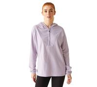 Regatta Warriewood - Sudadera con capucha y media cremallera para mujer, Lilac Frost, 40