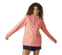 Regatta Women's Bayletta Waterproof Jacket, Abrigo impermeable con capucha y cremallera completa Bayletta para mujer Mujer, Shell Pink,