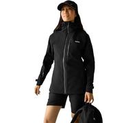 Regatta Womens Birchdale Outdoor Active Jackets Waterproof Shell Chubasquero, Negro, 44 para Mujer