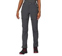 Regatta Women's Mountain Zip Off Walking Trousers, Pantalones Mujer, Seal Grey,
