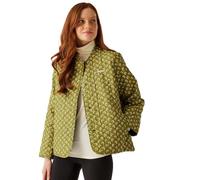 Regatta x Orla Kiely - Chaqueta acolchada para mujer, Verde oliva trébol, 42