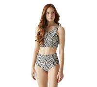 Regatta x Orla Kiely - Conjunto de bikini reversible, Flor de jazmín, color negro, 48