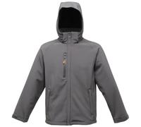Regatta Chaqueta softshell X-Pro con capucha y forro repelente, gris (Seal Grey) S para hombre