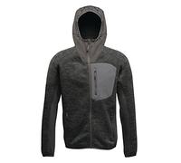Regatta X-Pro Coldspring Knit Effect Stretch Hybrid Hooded Fleece Fleece, Hombre, Ash, M