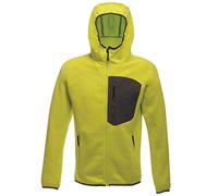 Regatta X-Pro Coldspring Knit Effect Stretch Hybrid Hooded Fleece Fleece, Hombre, Lime Punch, S