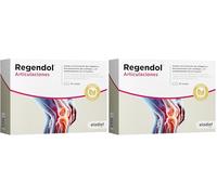 REGENDOL ARTICULACIONES VEGANO con Glucosamina y Condroitina - Antiinflamatorio Natural para Articulaciónes, Huesos, Musculos - Con Vitamina C y D, Q10, MSM, Acido Hialuronico y Curcuma | ELADIET