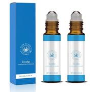Regenerador capilar, suero para el crecimiento del cabello para la caída y el debilitamiento del cabello, aceite roll-on refrescante para el cuero cabelludo, no graso, ligero (2pcs)