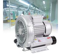 Regenerative Vortex - Soplador de anillo eléctrico de 120 W para aireación de aguas residuales, acuarios, estanques de peces, fábrica y ventilación de sótano