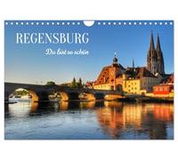 Regensburg. Du bist so schön (Wandkalender 2026 DIN A4 quer), CALVENDO Monatskalender: Die Stadt verzaubert ihre Besucher und ist auch UNESCO-Welterbe. (CALVENDO Orte)