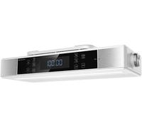 Regent Cucina Radio de Cocina Base con FM, Bluetooth, Tira LED, Pantalla a Color