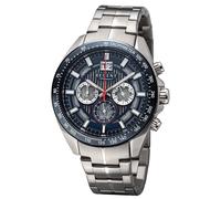 Regent Hombre Reloj Analógico Pulsera de Metal Plata URBA830