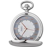Regent Hombre Reloj de Bolsillo Análogo Carcasa Plata URP729