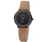 Regent Mujer Reloj de Pulsera de Titanio Análogo Cuero Marrón Claro URBA839