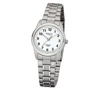 Regent Mujer-Reloj Gris Plata Análogo F-1085 Pulsera de Titanio URF1085