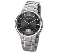 Regent Radio Reloj para Hombre Analógico-digital Pulsera de Metal Plata URFR269