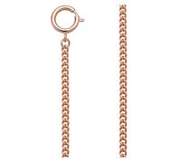 REGENT Reloj de bolsillo con cadena para reloj de bolsillo con mosquetón y anillo de resorte en diferentes variantes, Ps-04 - oro rosa 5 mm